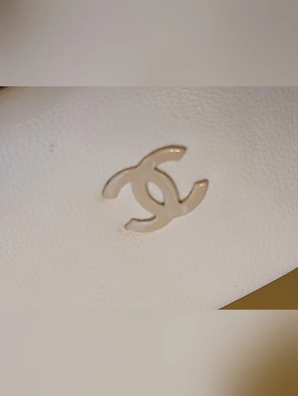 Chanel White Soft Flip Flops